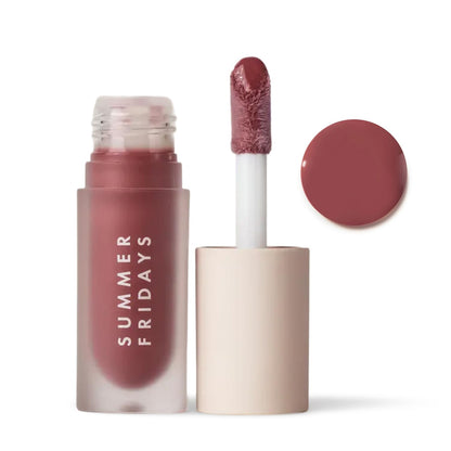 Summer Fridays Dream Lip Oil - Hydrating Tinted Lip Gloss Oil - Non-Sticky Formula with Skincare Benefits for Long-Lasting Softness + Shine - Effortless Beauty Gifts - Pink Cloud (0.15 Oz)