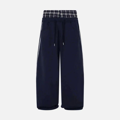 Vintage Striped High Waist Casual Pants