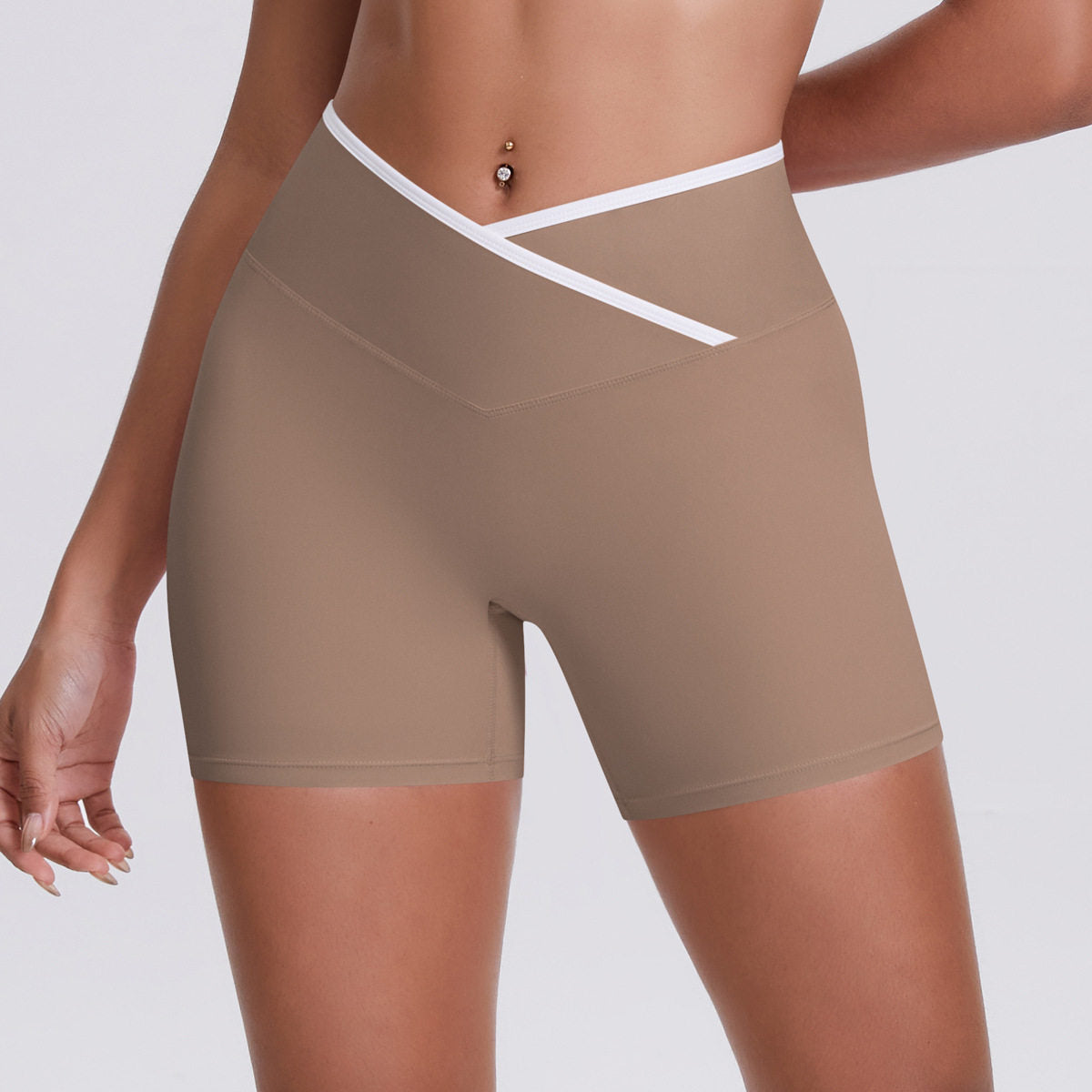 Womens Quick-Dry Yoga Workout Shorts