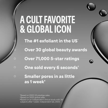 Paula's Choice SKIN PERFECTING 2% BHA Liquid Exfoliant with Salicylic Acid, Facial Polish for Enlarged Pores, Wrinkles & Fine Lines, Suitable for Blackhead-Prone Skin, Fragrance-Free