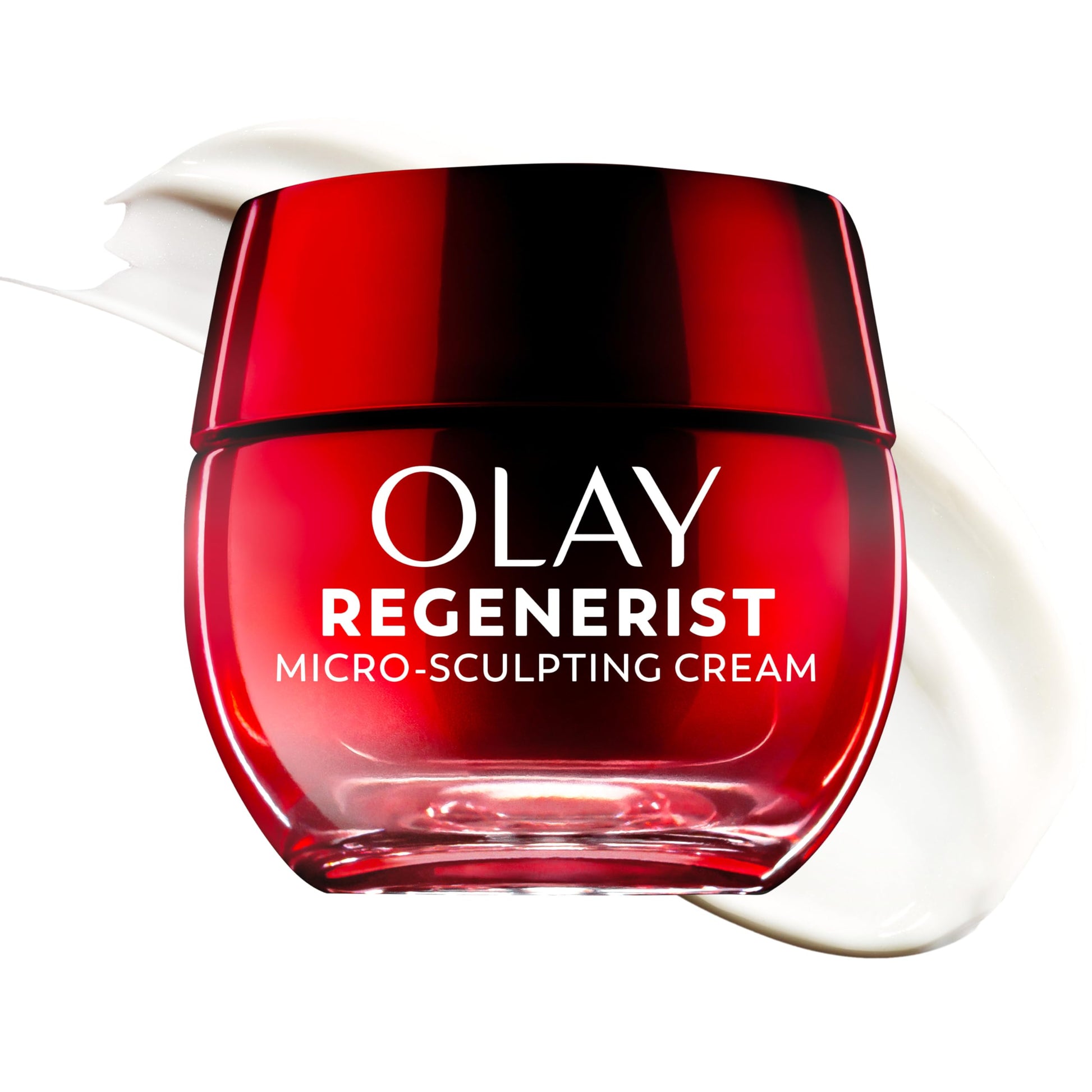Olay Face Moisturizer, Regenerist Micro-Sculpting Cream for Women, Fragrance-Free - Anti-Aging, Anti-Wrinkle, Firming Skin Care - Triple Collagen Cream, Peptide, Hyaluronic Acid, Niacinamide, 2.6oz