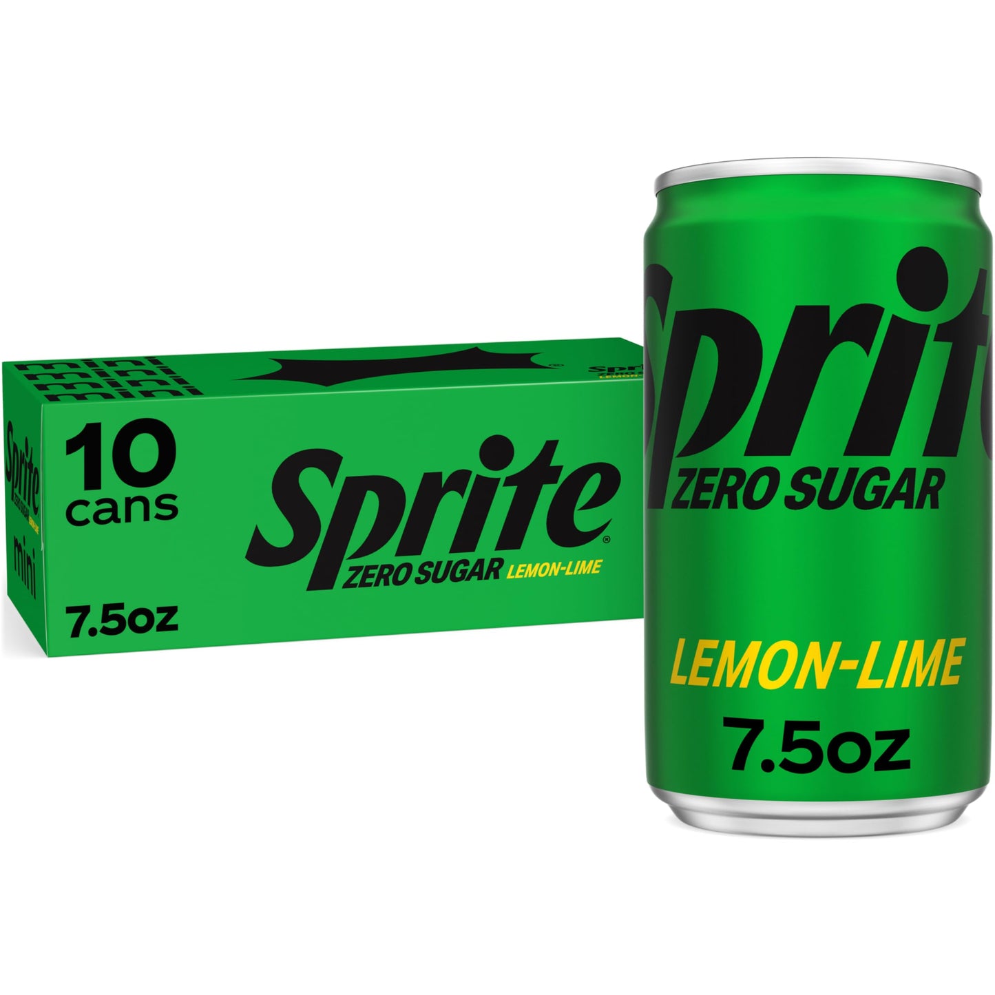 Sprite Lemon Lime Soda Soft Drinks, 12 fl oz, 12 Pack,Cans