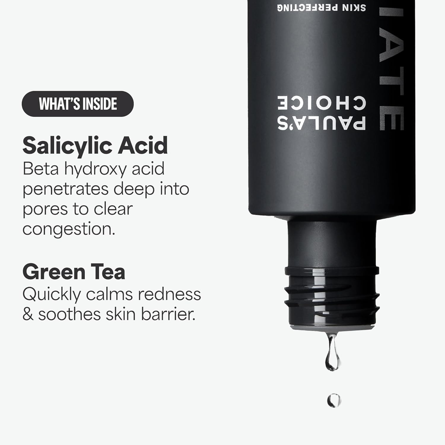Paula's Choice SKIN PERFECTING 2% BHA Liquid Exfoliant with Salicylic Acid, Facial Polish for Enlarged Pores, Wrinkles & Fine Lines, Suitable for Blackhead-Prone Skin, Fragrance-Free
