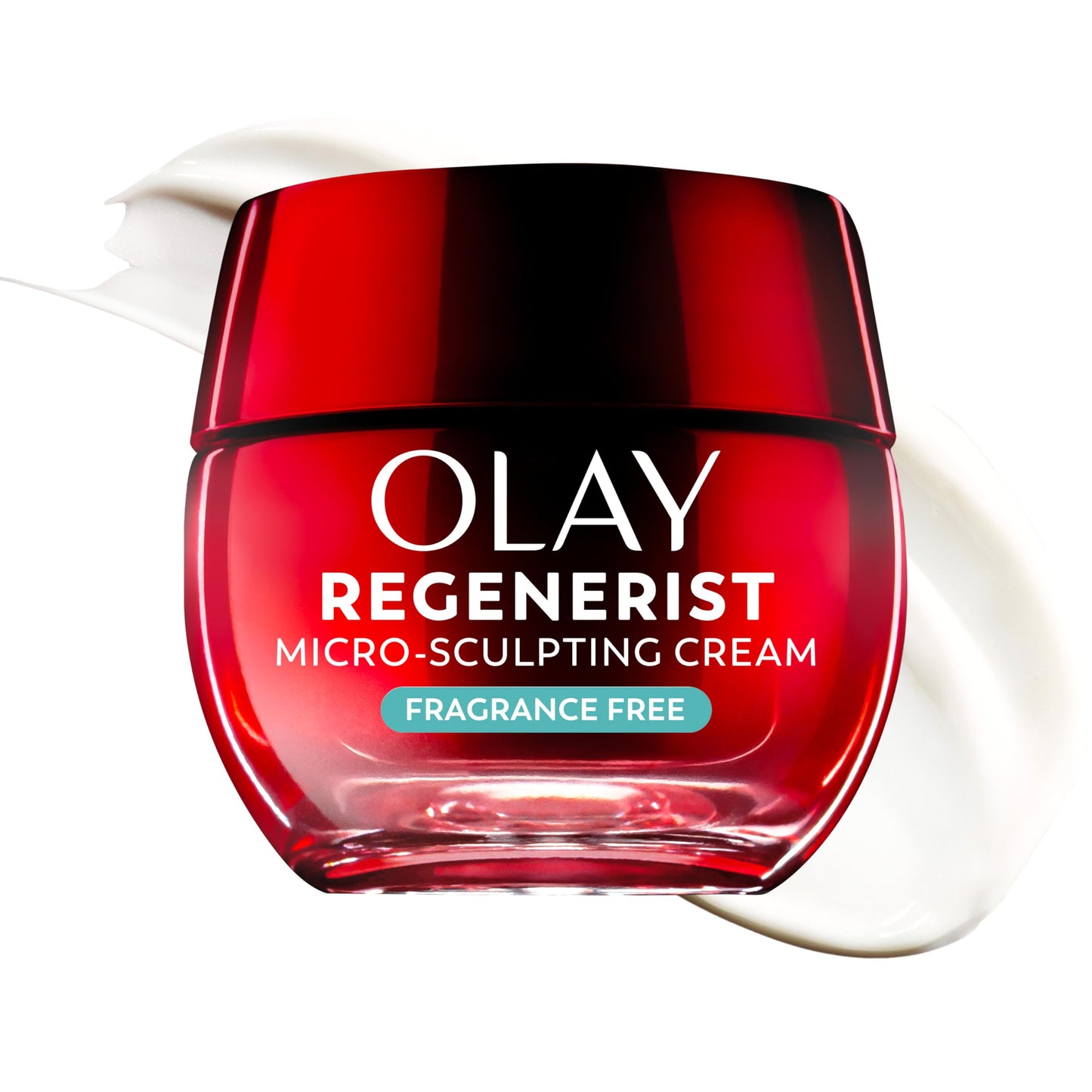 Olay Face Moisturizer, Regenerist Micro-Sculpting Cream for Women, Fragrance-Free - Anti-Aging, Anti-Wrinkle, Firming Skin Care - Triple Collagen Cream, Peptide, Hyaluronic Acid, Niacinamide, 2.6oz