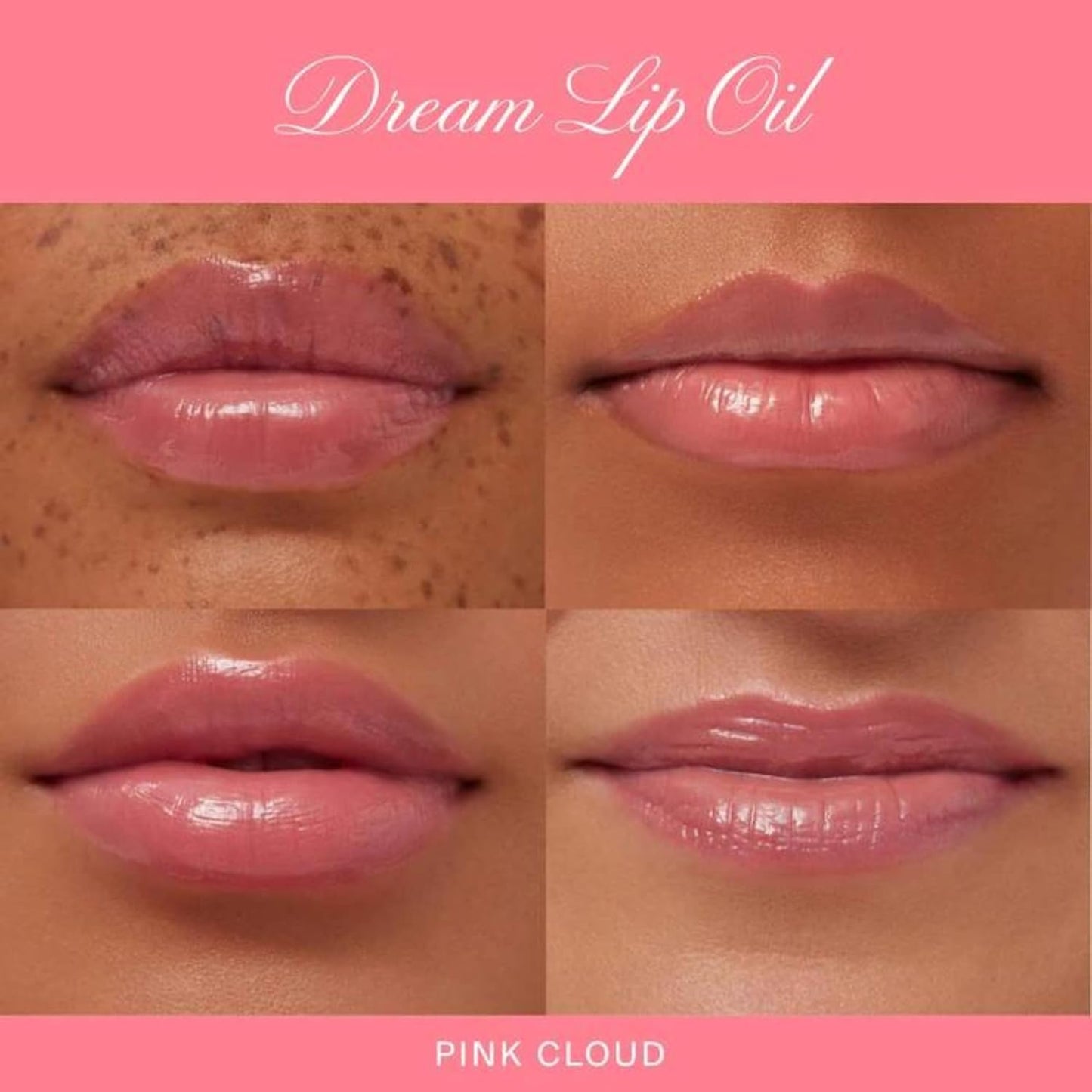 Summer Fridays Dream Lip Oil - Hydrating Tinted Lip Gloss Oil - Non-Sticky Formula with Skincare Benefits for Long-Lasting Softness + Shine - Effortless Beauty Gifts - Pink Cloud (0.15 Oz)
