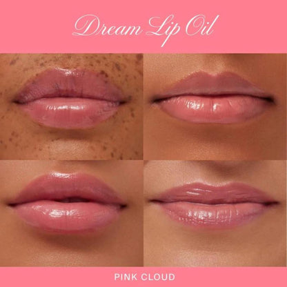 Summer Fridays Dream Lip Oil - Hydrating Tinted Lip Gloss Oil - Non-Sticky Formula with Skincare Benefits for Long-Lasting Softness + Shine - Effortless Beauty Gifts - Pink Cloud (0.15 Oz)