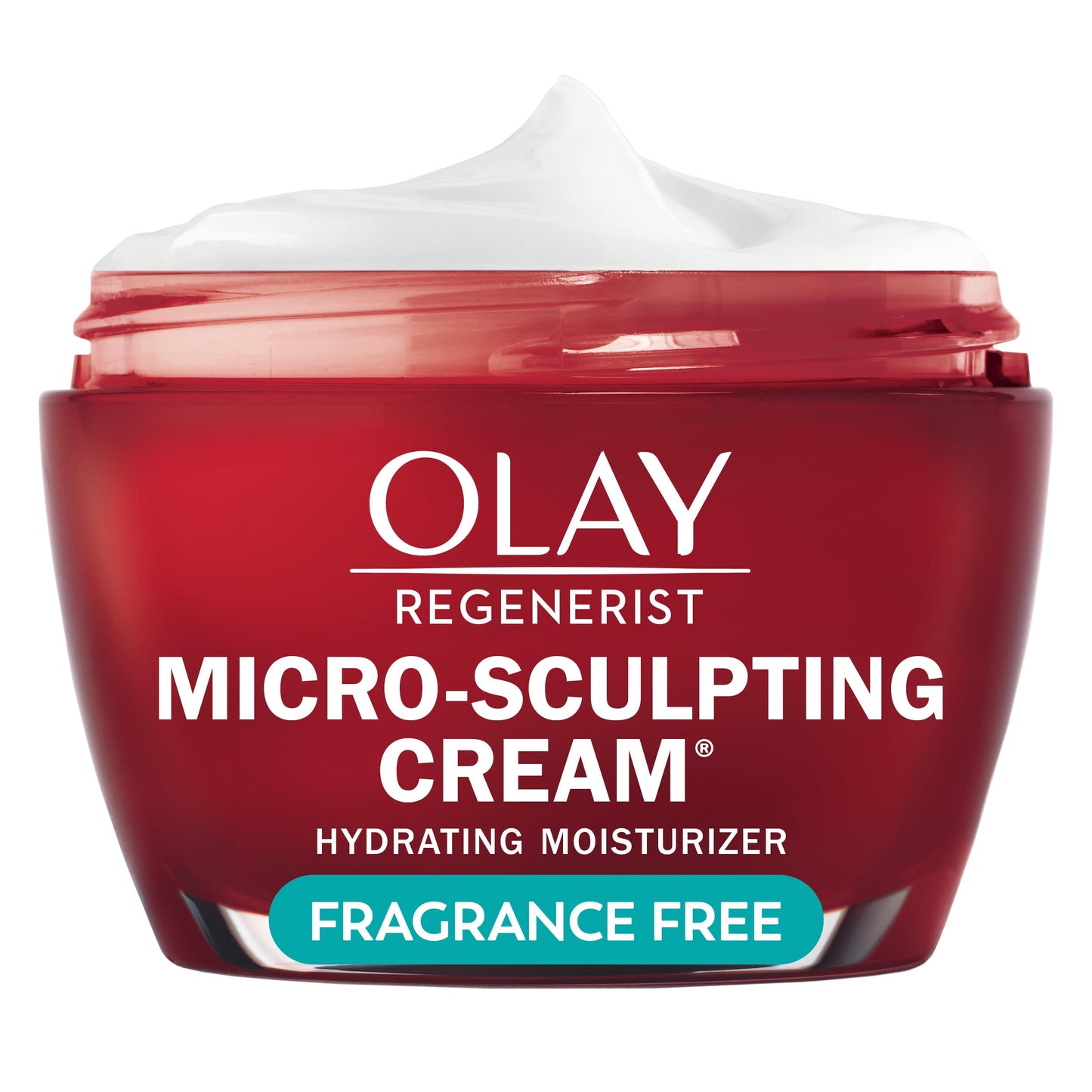 Olay Face Moisturizer, Regenerist Micro-Sculpting Cream for Women, Fragrance-Free - Anti-Aging, Anti-Wrinkle, Firming Skin Care - Triple Collagen Cream, Peptide, Hyaluronic Acid, Niacinamide, 2.6oz