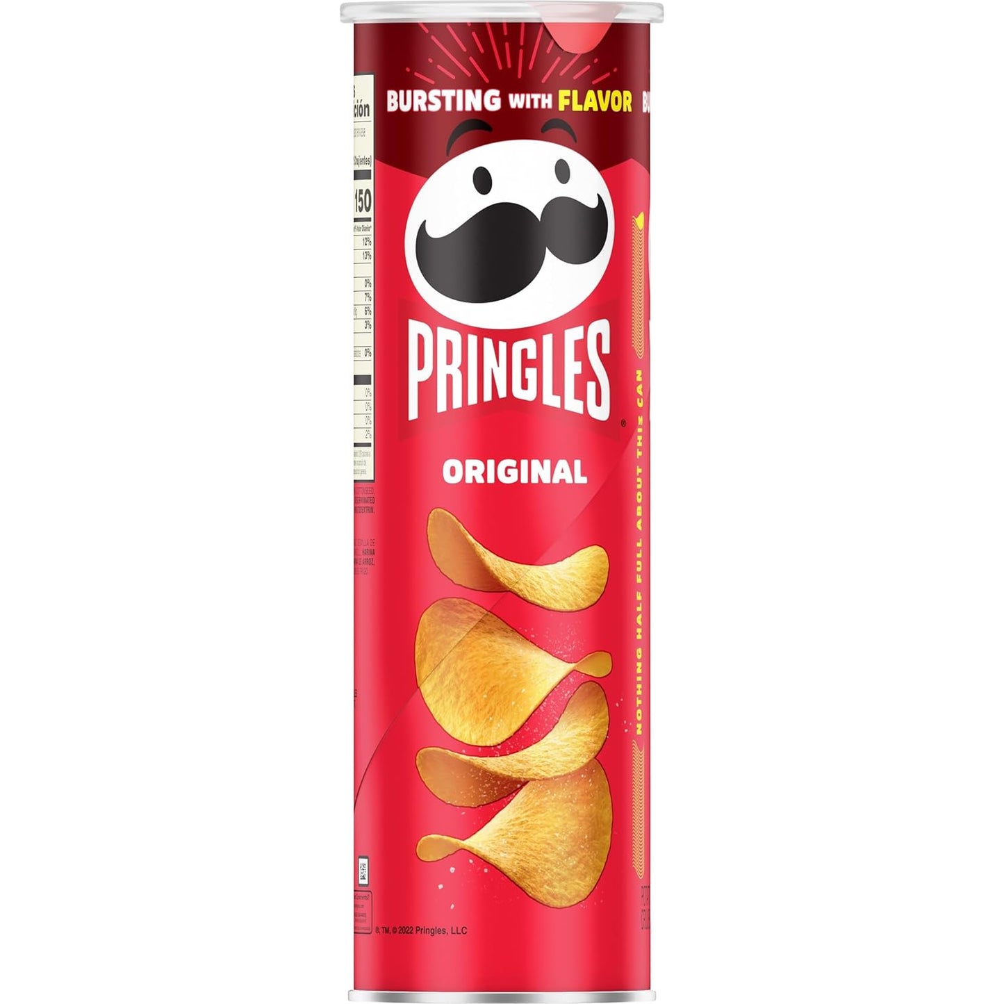 Pringles Potato Crisps Chips, Lunch Snacks, On-The-Go Snacks, Original, 5.2oz Can (1 Can)