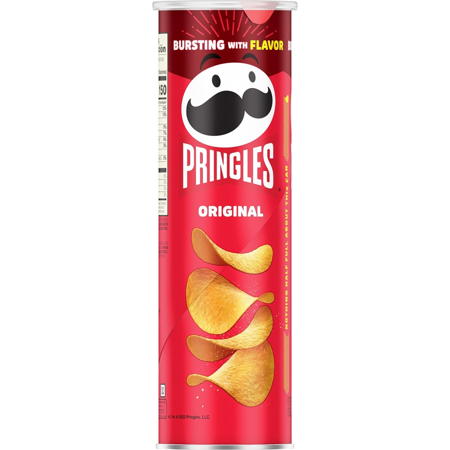 Pringles Potato Crisps Chips, Lunch Snacks, On-The-Go Snacks, Original, 5.2oz Can (1 Can)