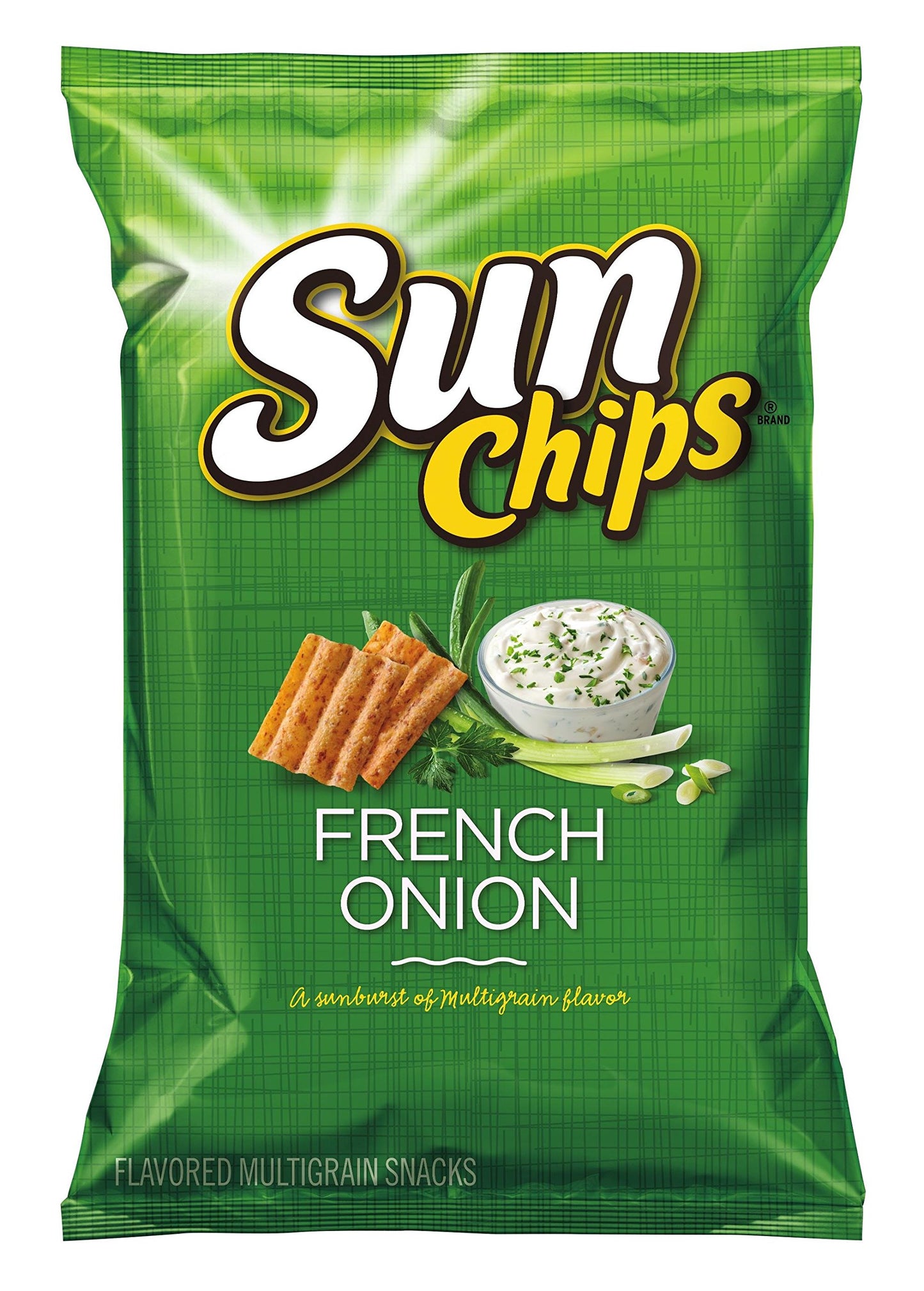 SunChips 100% Whole Grain Chips, Harvest Cheddar, 1 oz Bags, Pack of 40, No Artificial Flavors, Colors