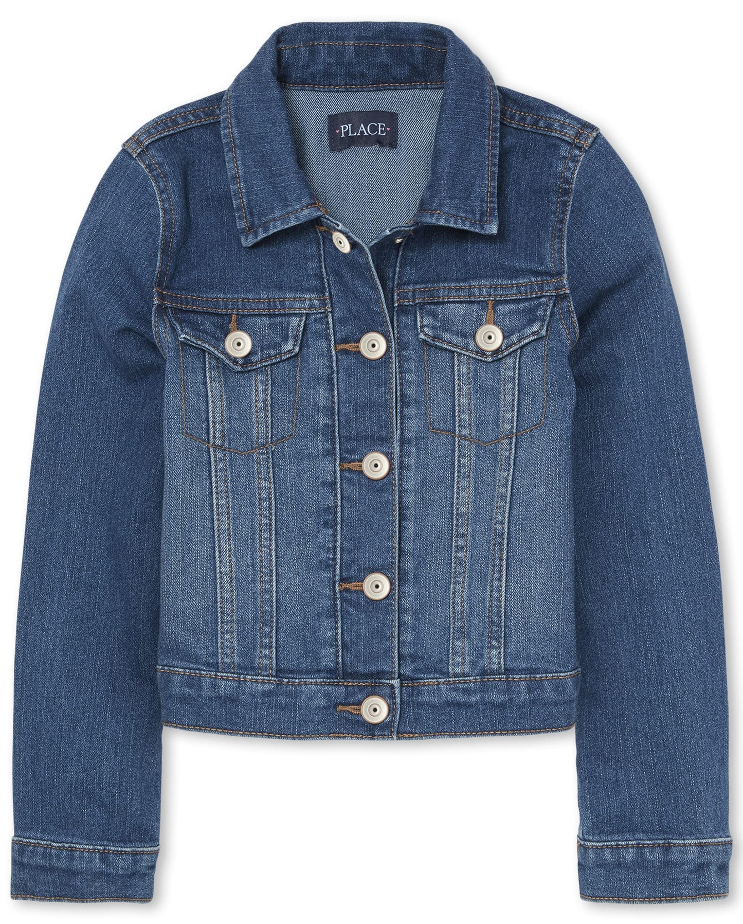 The Children's Place Girls' Basic Denim Jacket