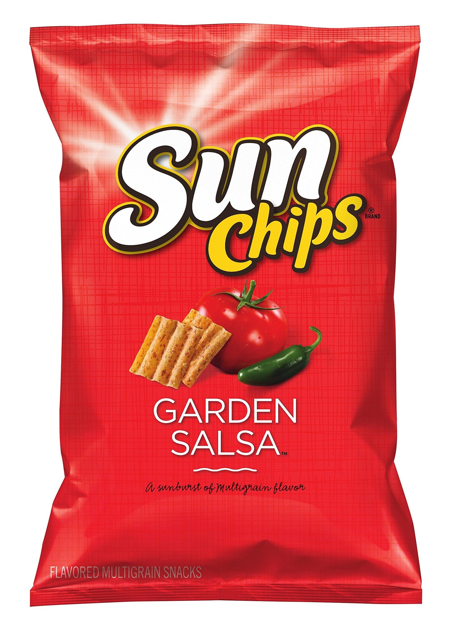 SunChips 100% Whole Grain Chips, Harvest Cheddar, 1 oz Bags, Pack of 40, No Artificial Flavors, Colors