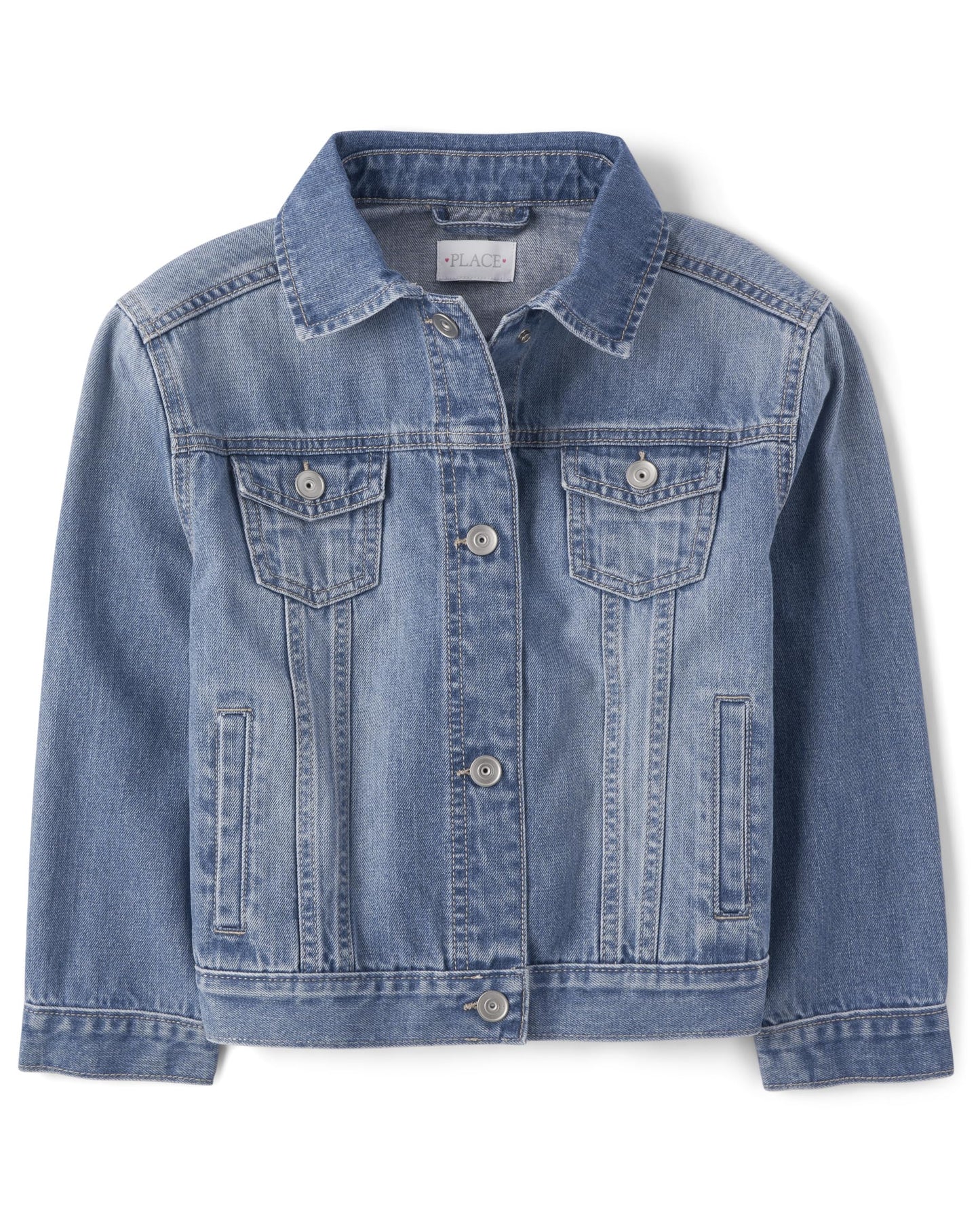 The Children's Place Girls' Basic Denim Jacket