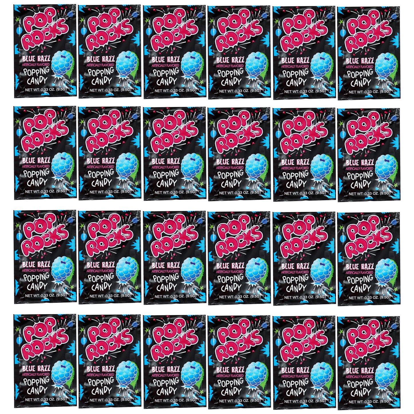 The Hampton Candy Company Pop Rocks Candy 9 Pack, 3 Flavors of Each - Watermelon, Strawberry, Tropical Punch