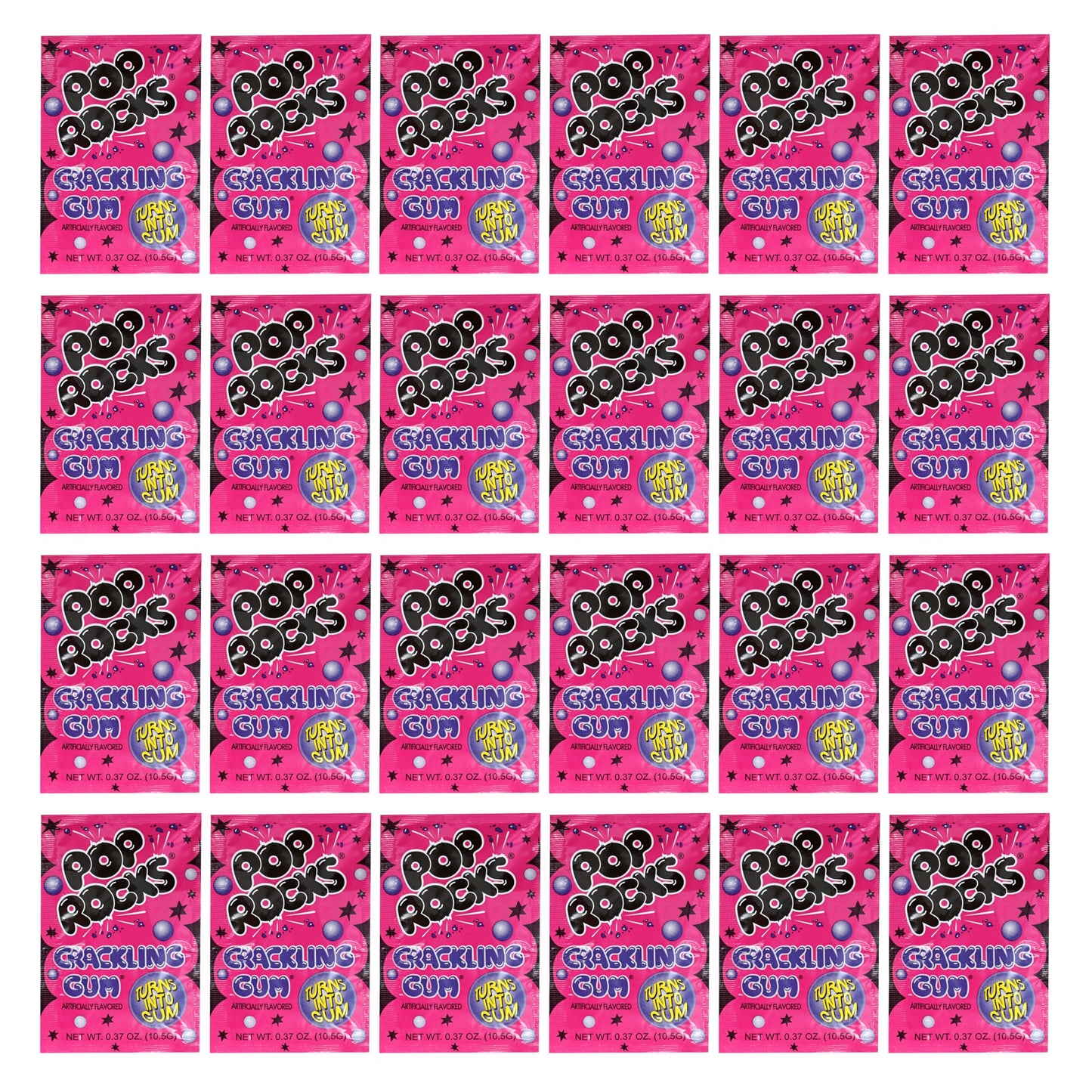 The Hampton Candy Company Pop Rocks Candy 9 Pack, 3 Flavors of Each - Watermelon, Strawberry, Tropical Punch