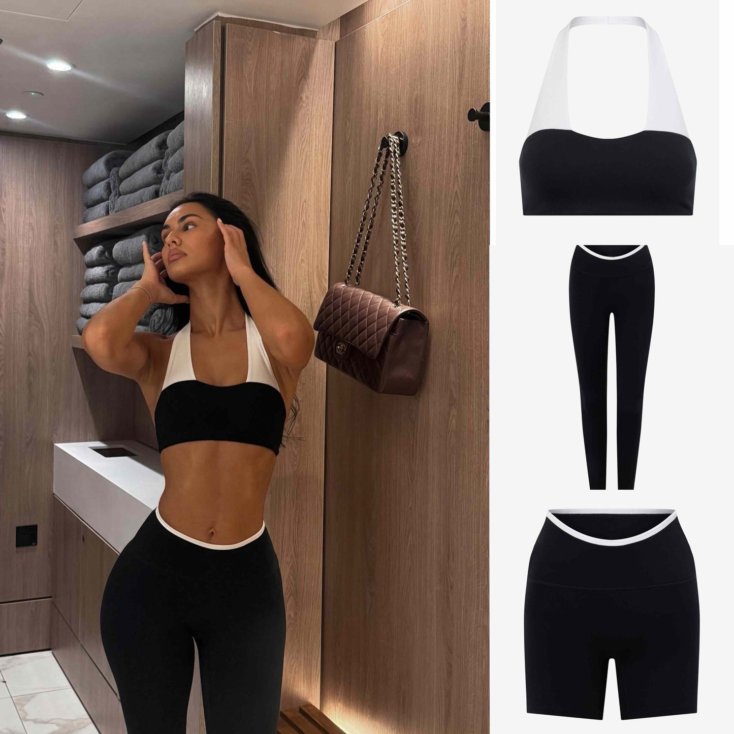 High-waisted quick-drying butt-lifting workout pants